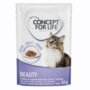 Concept for Life Beauty Adult - Vylepšená receptura! - Nový doplněk: 12 x 85 g Concept for Life Beauty v želé