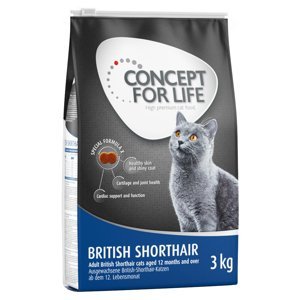 Concept for Life British Shorthair Adult - Vylepšená receptura! - 3 x 3 kg