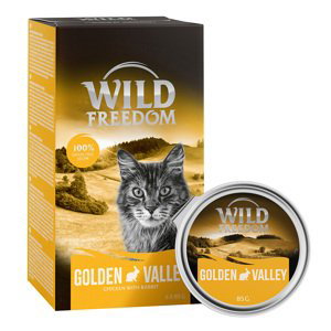 Wild Freedom Adult vaničky, 24 x 85 g - 15 % sleva - golden valley - králičí a kuřecí