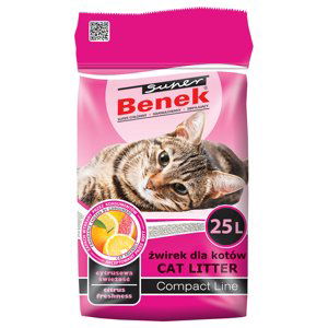 Benek Super Compact Citrus Freshness - 25 l (cca 20 kg)