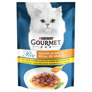 Výhodné balení Gourmet Perle Genuss v omáčce 52 x 85 g - kuřecí