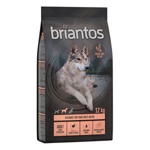 Briantos bez obilovin granule, 12 kg - 11 + 1 kg zdarma!  - Adult Light/Sterilised krůtí & brambory - bez obilovin