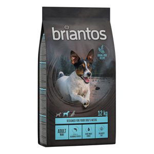 Briantos bez obilovin granule, 12 kg - 11 + 1 kg zdarma!  - Adult Mini losos & brambory - bez obilovin