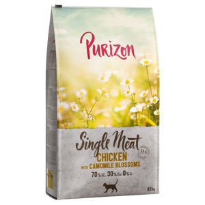 Purizon granule,  6,5 kg  - 5,5 + 1 kg zdarma! - Single Meat kuřecí s květy heřmánku
