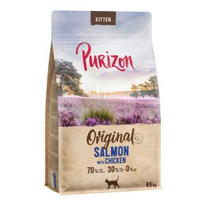 Purizon granule,  6,5 kg  - 5,5 + 1 kg zdarma! - Kitten losos s kuřecím – bez obilnin