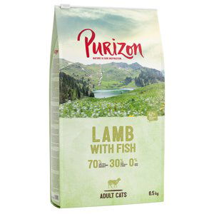 Purizon granule,  6,5 kg  - 5,5 + 1 kg zdarma! - Adult jehněčí & ryba - bezobilné