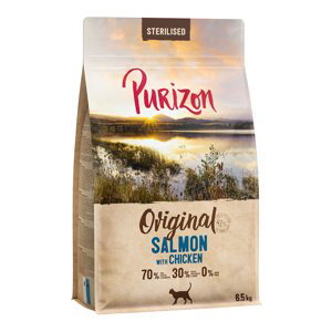 Purizon granule,  6,5 kg  - 5,5 + 1 kg zdarma! - Adult losos s kuřecím – bez obilnin