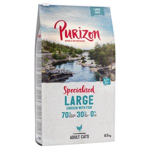 Purizon granule,  6,5 kg  - 5,5 + 1 kg zdarma! - Adult kuře & ryba XL - bezobilné