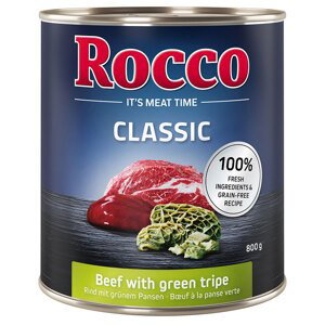 Rocco Classic konzervy, 24 x 800 g  za skvělou cenu - Hovězí se zeleným bachorem