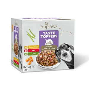 Výhodné balení Applaws Taste Toppers 16 x 156 g - zkušební balení (želé)