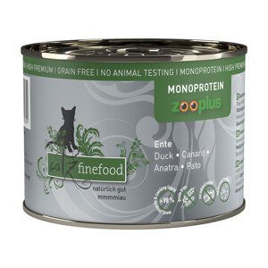 catz finefood Monoprotein zooplus 6 x 200 g - kachní