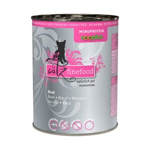 catz finefood Monoprotein zooplus 6 x 400 g - hovězí