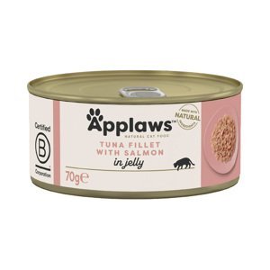 Applaws v želé 12 x 70 g - tuňák a losos