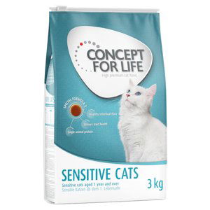 Concept for Life, 3 kg  za skvělou cenu!  - Sensitive Cats