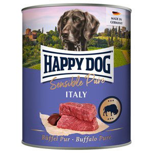 Happy Dog Sensible Pure 24 × 800 g výhodné balení - Italy (buvolí)