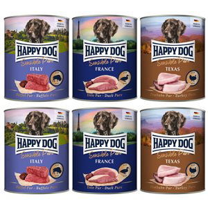 Happy Dog Sensible Pure 24 × 800 g výhodné balení - Mix Sensible (3 druhy)