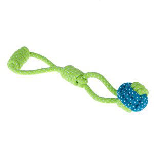 Hračka pro psy Limoen lano s míčkem - 2 kusy ve výhodné sadě