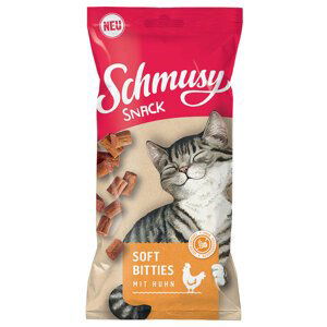 Schmusy Snack Soft Bitties - kuřecí (12 x 60 g)