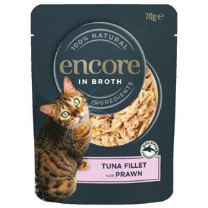 Encore Cat Pouch 16 × 70 g - tuňák s krevetami