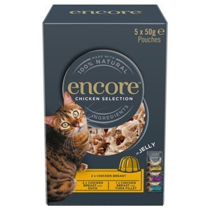 Encore Jelly Pouch Mix 5 × 50 g - Chicken Selection (3 druhy)