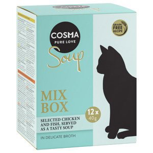 Cosma Soup, 24 x 40 g  - 20 + 4 zdarma - Mix (4 druhy)