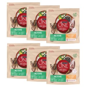 PURINA ONE Mini Active Chicken & Rice - 9 kg (6 x 1,5 kg)