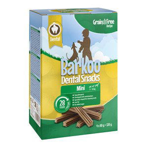 Výhodné balení Barkoo Dental Snacks 28 nebo 56 kusů – receptura bez obilovin - pro malé psy 28 ks (320 g)