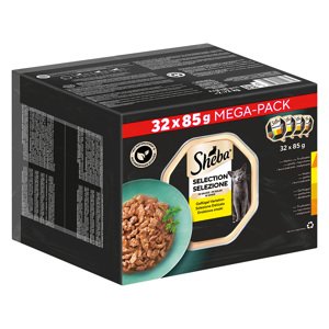 Multibalení Sheba variace mističky 64 x 85 g - Selection v omáčce - Drůbeží variace