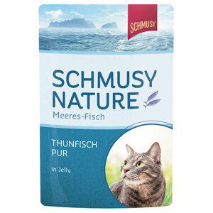 Schmusy Nature s mořskou rybou 24 x 100 g - tuňák