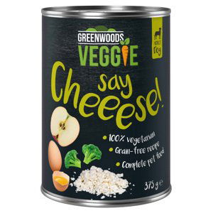Greenwoods Veggie se zrnitým čerstvým sýrem, vejcem, jablkem a brokolicí 12 x 375 g