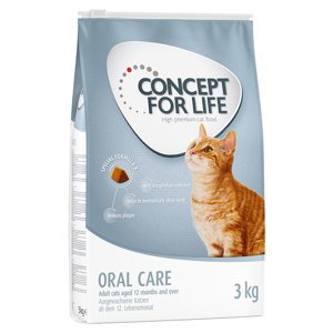Concept for Life granule, 9 / 10 kg  za skvělou cenu - Oral Care (3 x 3 kg)