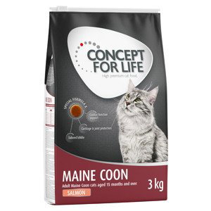 Concept for Life granule, 9 / 10 kg  za skvělou cenu - Maine Coon Adult Salmon – receptura bez obilovin! (3 x 3 kg)