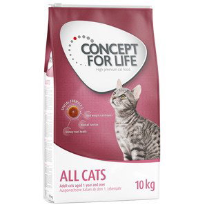 Concept for Life granule, 9 / 10 kg  za skvělou cenu - All Cats - Vylepšená receptura! (10 kg)