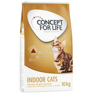Concept for Life granule, 9 / 10 kg  za skvělou cenu - Indoor Cats - Vylepšená receptura! (10 kg)