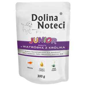 Výhodné balení Dolina Noteci Junior 20 x 300 g - králičí játra