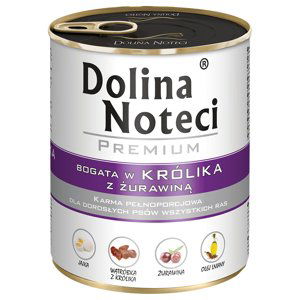 Výhodné balení Dolina Noteci Premium 24 x 800 g - králičí s brusinkami