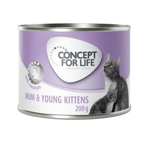 Concept for Life Mum & Young Kittens Mousse -  24 x 200 g