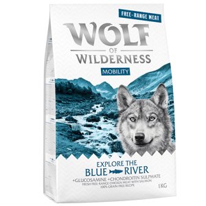 Wolf of Wilderness „Explore The Blue River“ Mobility – kuře z volného chovu a losos - 1 kg