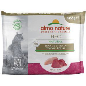 Almo Nature HFC Pouch 24 x 55 g - Tuňák & kuře