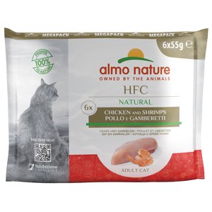 Almo Nature HFC Pouch 24 x 55 g - Kuře & krevety