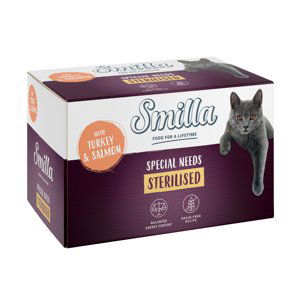 Smilla Sterilised vanička 24 x 100 g - krůtí s lososem