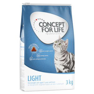 Concept for Life granule, 9 / 10 kg - 20 % sleva - Light Adult – vylepšená receptura! (3 x 3 kg)