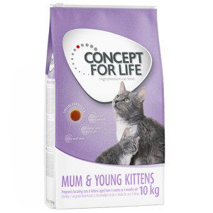 Concept for Life granule, 9 / 10 kg - 20 % sleva - Mum & Young Kittens – Vylepšená receptura! (10 kg)