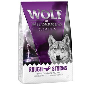 1 kg Wolf of Wilderness za skvělou cenu! - "Rough Storms" - kachna (1 kg)
