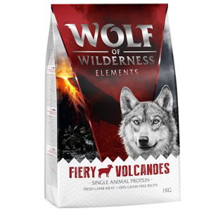1 kg Wolf of Wilderness za skvělou cenu! "Fiery Volcanoes" - jehněčí (1 kg)