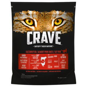 Crave s hovězím a kuřecím - 6 x 750 g