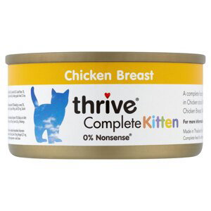 Thrive Complete Kitten 12 x 75 g - kuřecí