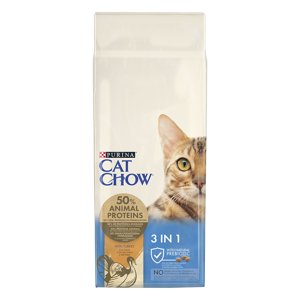 Purina Cat Chow Adult, 13 + 2 kg zdarma - Adult Special Care 3in1 s krocanem  15kg - 13+2kg zdarma!