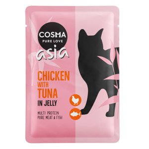 Cosma kapsičky, 6 x 100 g - 20 % sleva - kuře & tuňák v želé