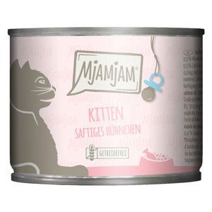 MjAMjAM Kitten 6 x 200 g - kuřecí s lososovým olejem